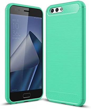 Asus ZenFone 4 Max ZC554KL Case, Jilika Carbon Fiber Wire drawing TPU Rubber Soft Silicone Anti-Wrestle Full Protection cell phone case ASUS ZenFone 4 Max ZC554KL (Green)