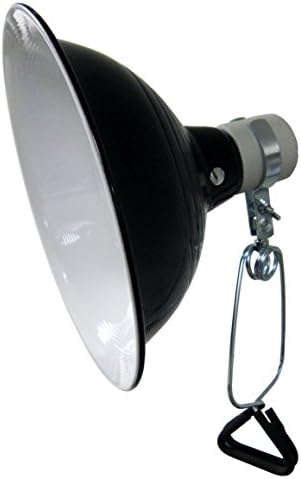 Terra Blue Professional - 75 Watt 5.5" Clamp Lamp - 6 Foot Cord and On/Off Switch - UL Ceramic Socket (5.5 Inch)