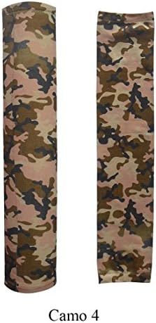 Moisture Wicking Compression Arm Sleeve Camo Print Perfect for Lymphedema, Basketball, Baseball, Running & Outdoor Activities