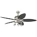 Westinghouse Lighting 7234220 Xavier II 52-Inch Five-Blade Indoor Ceiling Fan with Three Spot Lights, Brushed Nickel with Gun Metal Accents