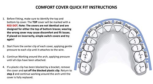 image for TecnidentUSA Clip-On Comfort Lip Shield/Mouth Protector Guard For Brac