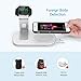 Seneo 2 in 1 iWatch Charging Stand for iWatch Series 4/3/2/1(38mm and 42mm), Qi Fast Wireless Charger Charging Compatible with iPhone Xs/XS Max/XR/X/8/8 Plus (No iWatch Charger)