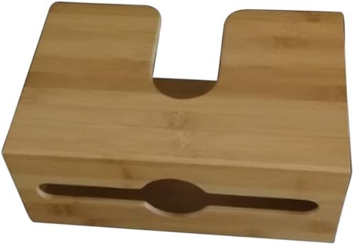 FADDARE Bambus-Papierhandtuchspender, Serviettenhalter für die