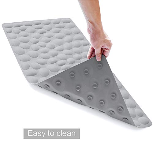 NonSlip Bathtub Mat OTHWAY Soft Rubber Bathroom Bathmat with Strong