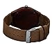 Zeiger Mens Wooden Bamboo Watch with Crazy Horse Leather Strap Quartz Analog Casual Vintage Watches Wood ( Wal Walnut)