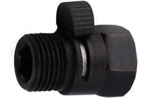 WEIRUN Water Flow Control Valve,Shut Off Valve for Handheld Shower,Water Volume Adjust Valve,Shower Head Flow Control Valve,Water Pressure Regulator, Shower Flow Restrictor Replacement Oil Rubbed Bronze