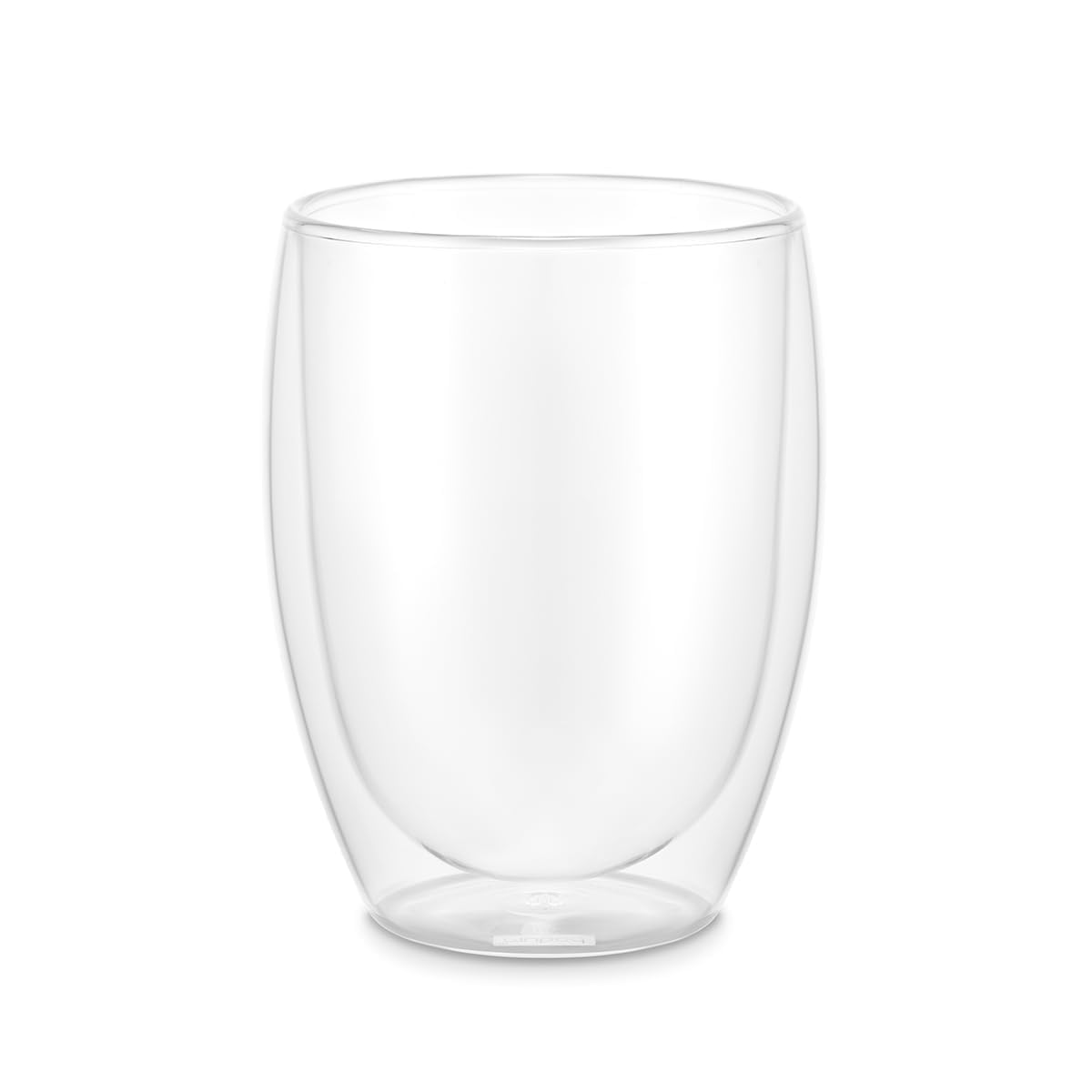 Bodum PAVINA Doppelwandige Gläser 6 Stück – 350ml Latte Tassen – Thermogläser – Spülmaschinenfest – Mundgeblasenes Borosilikatglas 6