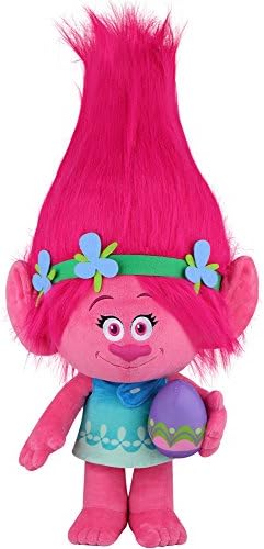 DreamWorks Trolls Princess Poppy Plush Character Kids Toy Holds an Egg Ideal Spring &amp; Easter Decoration