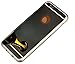 iPhone 6S Mirror case, iPhone 6 Mirror case,Thin Luxury Hybrid Glitter Bling Soft TPU Shiny with Mirror Cover Case for Apple iPhone 6 6S(4.7 inch)(black)