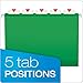 Pendaflex 04152X2 BGR Extra Capacity Reinforced Hanging Folders, Bright Green