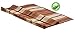 WEEKEND SALE - SouvNear Multipurpose Straw Floor Mat - Eco-Friendly Folding Extra Long and Wide - 3 x 6 Feet - Red-White-Green