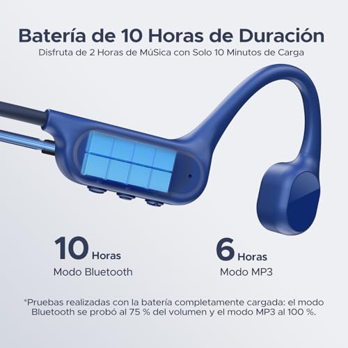 DOOGEEEco Bone Headphones IP68, 10H Battery, Bluetooth 5.4, Open Ear, MP3 Mode 32GB, Suitable for Running, Cycling and Underwater Swimming (Dark Grey)
