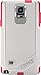 OtterBox Samsung Galaxy Note 4 Case Commuter Series- Frustration-Free Packaging - Neon Rose (Whisper White/Blaze Pink)