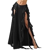 ROYAL SMEELA Belly Dance Skirt Chiffon Belly Dancing Skirt Bellydance Skirts Belly Dancer Costumes for Women