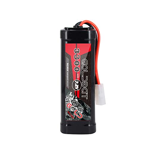 GOLDBAT RC Akku NiMH Akku Pack 3300mAh 7,2V Batterie Ersatzakku mit Tami YA Stecker für RC Autos Boot Buggy Truggy…