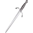 Cold Steel Colichemarde Dagger with Uniquely Shaped Blade,Silver