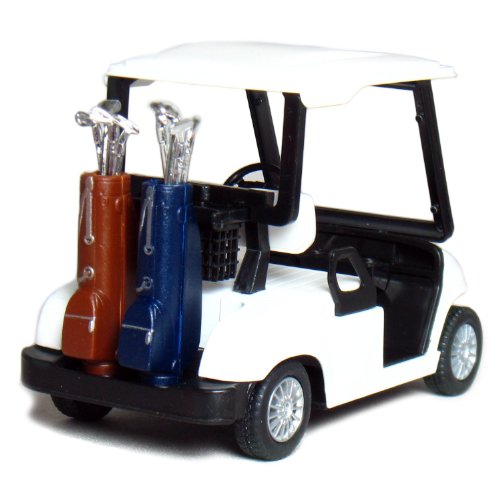 Kinsmart Golf Cart Miniature Replica Diecast 125 Scale with 2 sets of