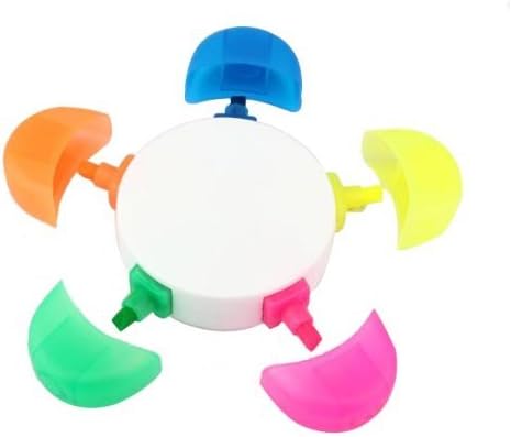 Flower Design Multi Colour Highlighter