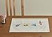Maison d' Hermine Placemats Set of 2 100% Cotton Washable Cloth Place Mats, Reusable Table Mats for Kitchen Dining Decoration, Party, Wedding, Restaurant Spring/Summer (Birdies On Wire, 13