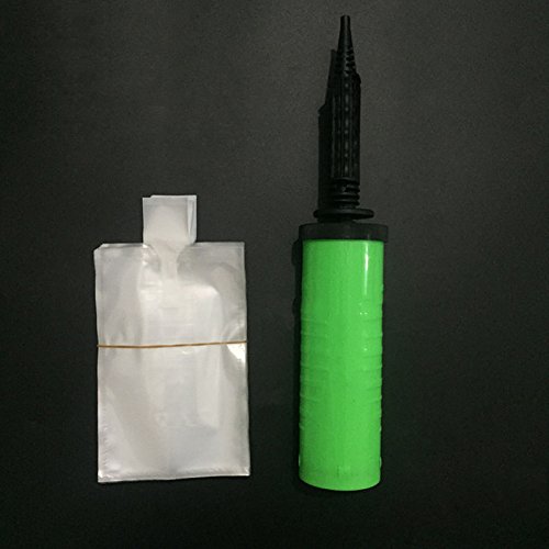 ZZ Lighting 100PCS Transparent Inflatable Dunnage Bag with Hand Inflator(3.9"5.9")