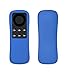 Fire TV Stick Non-Alexa Voice Remote Case SIKAI Silicone Protective Cover for Fire TV Stick Basic Edition Remote Anti-Slip Shockproof Washable Anti-Lost with Remote Loop (Blue)