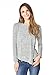 Bearsland Women's Maternity Clothes Comfy Long Sleeves Breastfeeding Shirts and Nursing Tops Gray