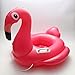 Kemuse Inflatable Flamingo Baby Pool Float Swimming Ring For Age 6-48 Months With Bath Toys & Storage Bag