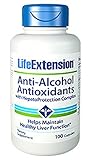 Life Extension Anti-Alcohol Antioxidant Capsules, 100-Count