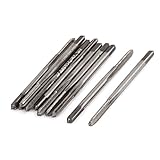 uxcell M2.5 x 0.45 Metric Machine 3 Straight Threaded Flutes Taps 10 Pcs