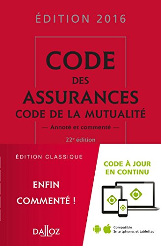 Code des assurances 2016