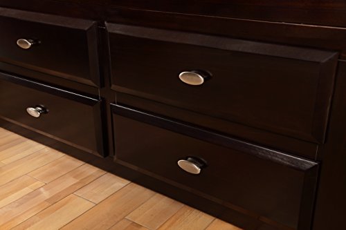 Discovery World Furniture Bookcase Daybed with 6 Drawers, Full, Honey - Thumbnail 3