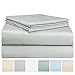 Pizuna Pure 100% Cotton Sheets California King Size, Luxurious 400 Thread Count Long Staple Cotton Sateen Sheets California King with 15