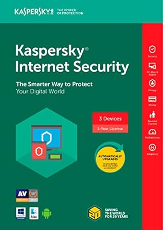 Kaspersky Internet Security 3 Device/1 Year [Key Code] 2018 (3-Users)