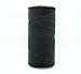 String Waxed Polyester Twisted Cord Macramé Bracelet Thread Artisan String, 1mm, Black (180 yd. Spool)