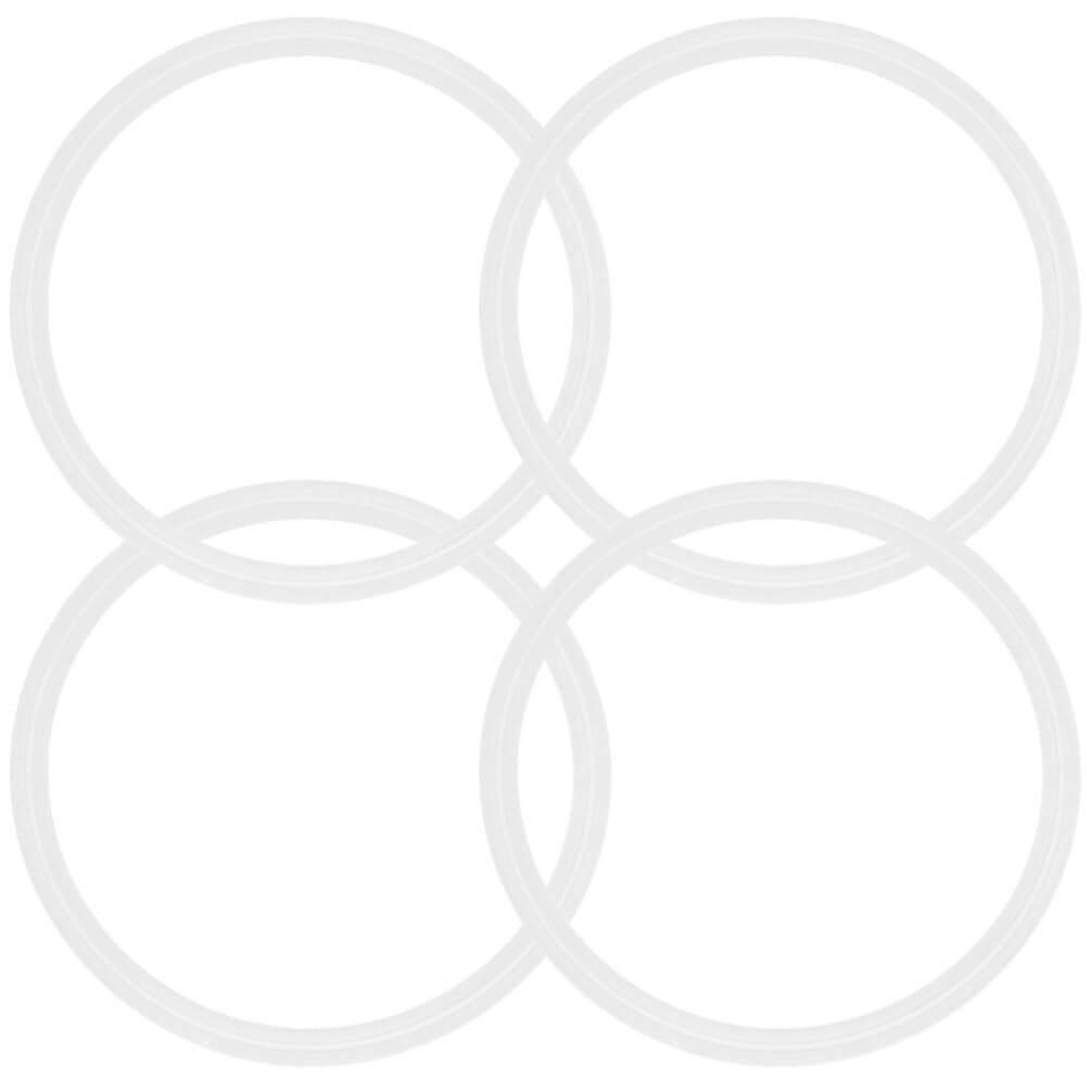 Replacement O Ring 4Pcs Flip Lid Gasket Gasket Seals for Wide Mouth Flip Lid Cap