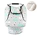 ACRABROS Car Seat Covers for Babies,All Season Infant Carseat Cover Canopy for Boys and Girls,Stretchy Adjustable Peeping Window with Mesh Cover,Warm Breathable Universal, Baby Elephant