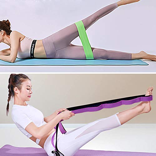 image for CleanDell 15'Pilates Ring Set,Yoga Fitness Circle,Resistance Loop Exer