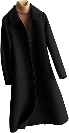 Amazon Youyouok レディース 婦人服 ウール ソリッドカラーコート 両面 ラシャのコート 中長セクション カシミヤコート ウールコート ファッション S Xl コート ジャケット 通販