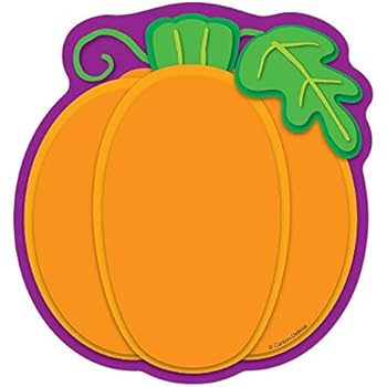 Carson Dellosa - Pumpkin Colorful Cut-Outs, Fall Classroom Décor, 36 Pieces, Single Design