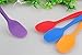 Always Your Chef 4 Pack 8.2 Inches/Small Premium Silicone Mixing Spoons for Kitchen, Cooking, Baby, Baking, Mixing Salad and More,2 Random Colors