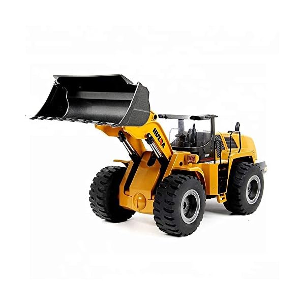Hging RC LKW-Legierungsschaufel Loader Traktor 2.4G Funksteuerung 4 Rad Bulldozer 4WD Frontlader Baufahrzeug…