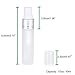 Olilia Frosted Glass Spray Bottles with Silver Fine Mist Sprayer 12 Pack of 10 ml, Refillable Empty Bottles Perfect for Essential Oils