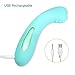 Rechargeable Powerful Dildo - 7 Functions Clitoral G spot Vibrating Massager - Body Safe Silicone and Waterproof - Help You Reach Orgasm More Often - Great Addition to Your Toy Box (Teal)