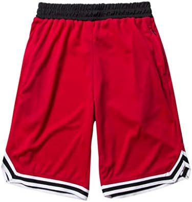 HTKLCZ Thin Male Basketball Stripe Training Casual Shorts Running - Main Image