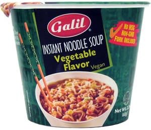 Galil Instant Noodle Soup, 2.29 oz ( Pack of 6 ) (Vegetable)