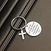 Birsppy Christian Keychain Inspirational Religious Gifts For Women Spiritual Stainless Steel Keychain Gifts Personalized Baptism Encouragement Gifts For Teens