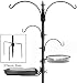 Ashman Premium Bird Feeding Station Kit, 22" Wide x 92" Tall (82" Above Ground Height), A Multi Feeder Hanging Kit and Bird Bath for Attracting Wild Birds