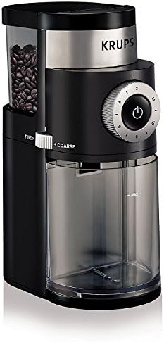 KRUPS GX5000 Professional Electric Coffee Burr Grinder with Grind Size and Cup Selection, 7-Ounce, Black (2)