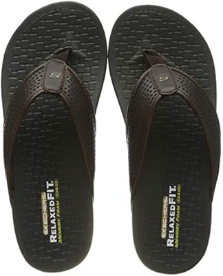 skechers pelem emiro mens flip flops