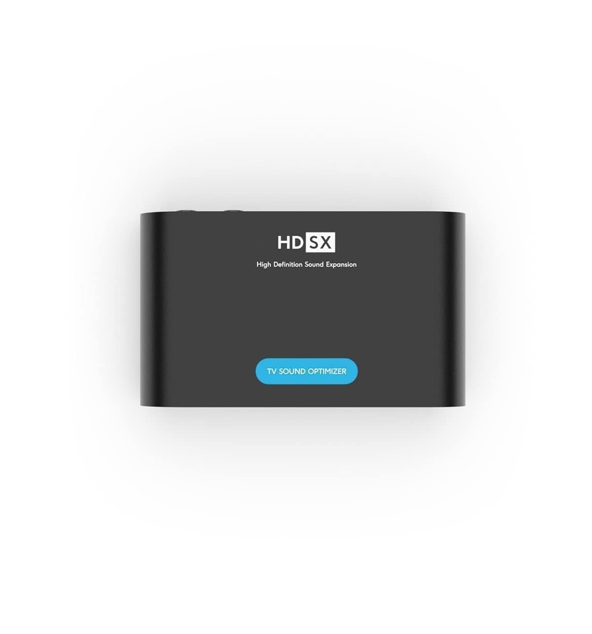 HDSX TOSLINK TV Sound Optimiser | Even Volume, Clear Speech on All Channels for Streaming and Gaming | Best Sound Thanks to PCM 2.0 | 360 Degree Headphone Sound | Digital Optical In/Out